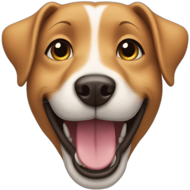 Dog smile emoji