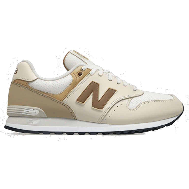 White and beige New Balance shoes emoji