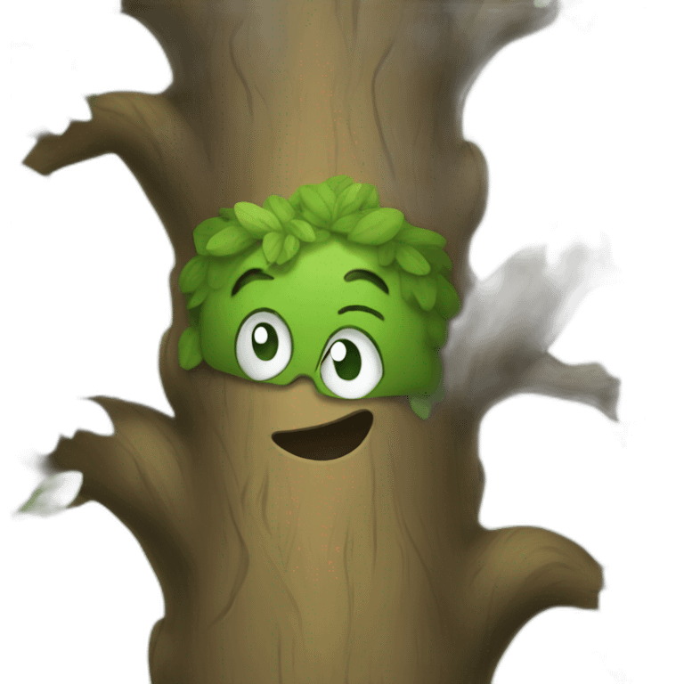 Hug tree emoji