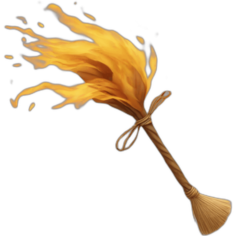 Emoji Harry potter flying broom emoji