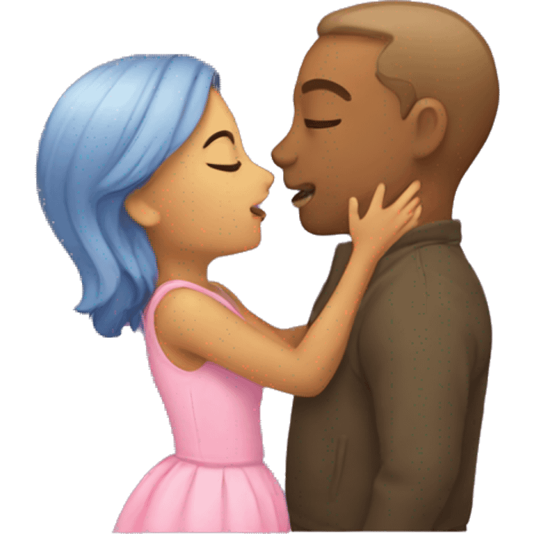 Kissing my girl emoji