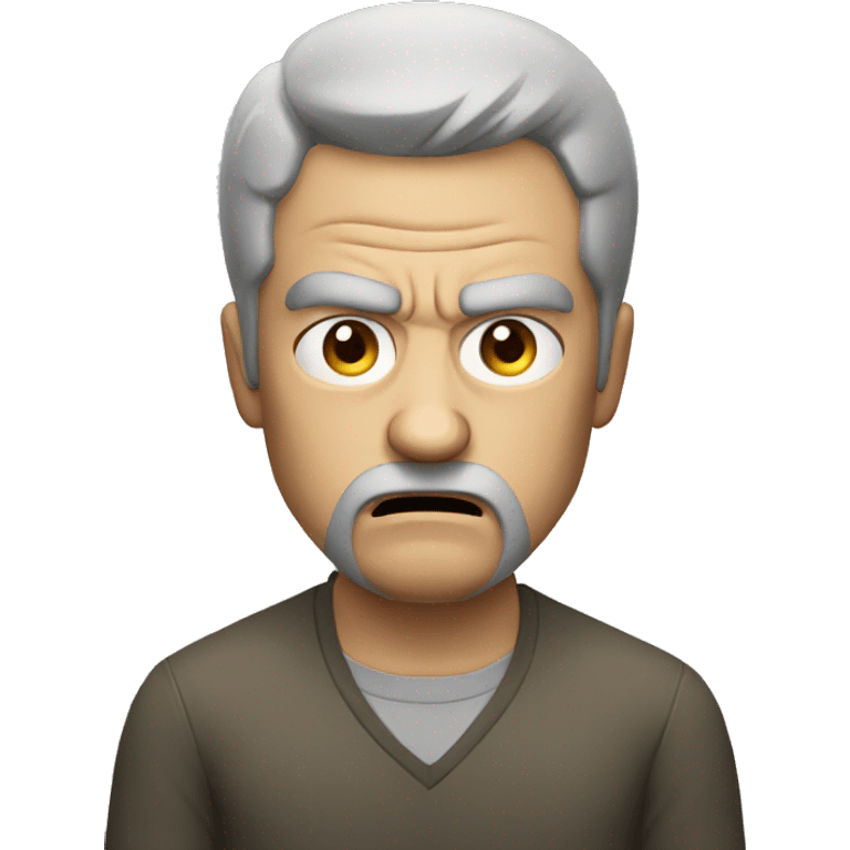 angry man  emoji