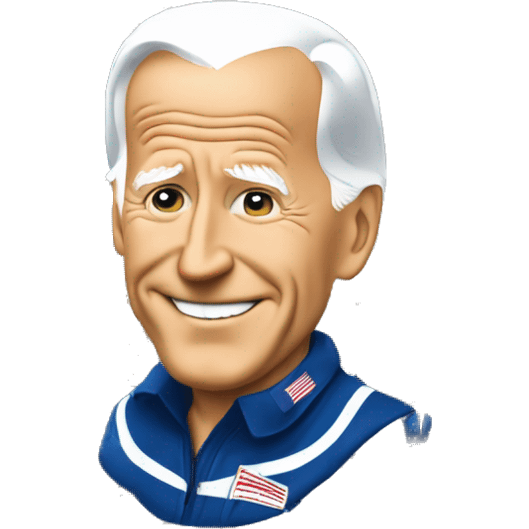 Joe biden en formule 1 emoji