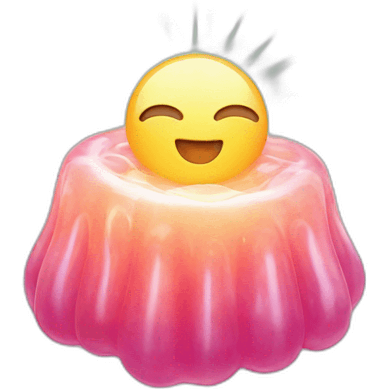 Jelly cat sun emoji