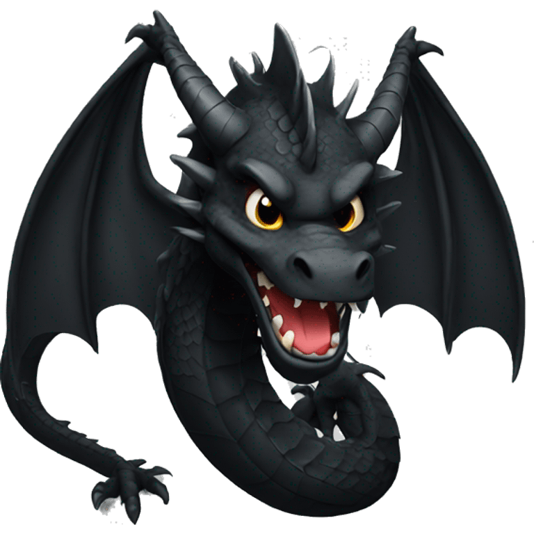 Black dragon  emoji