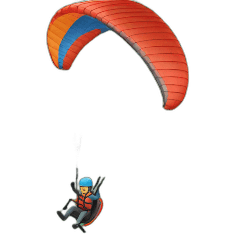 Paragliding emoji