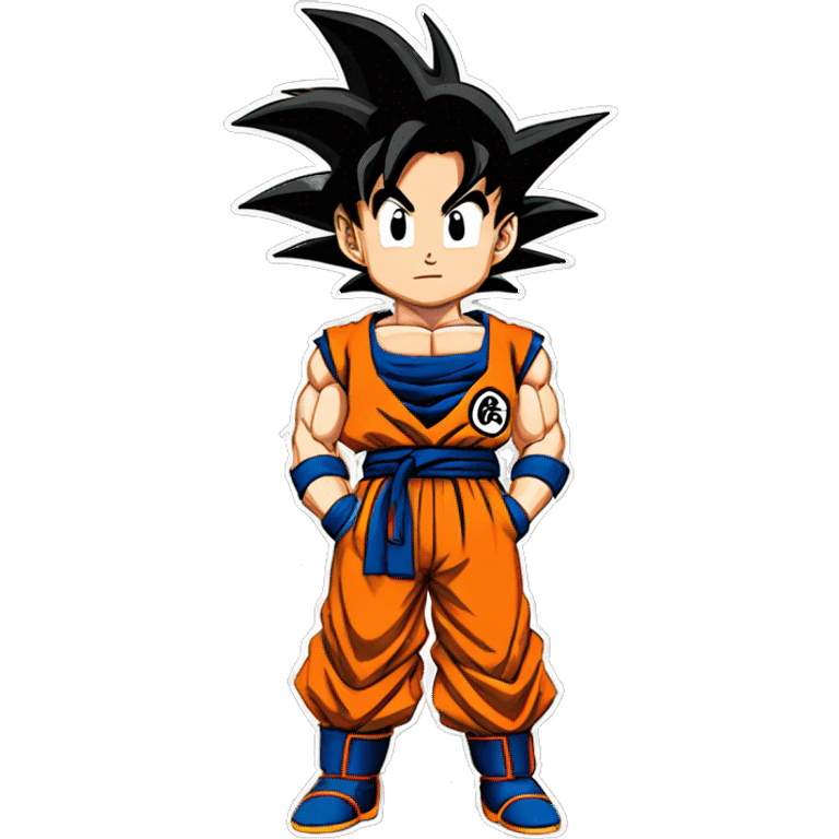 Goku frop dragon ball z emoji