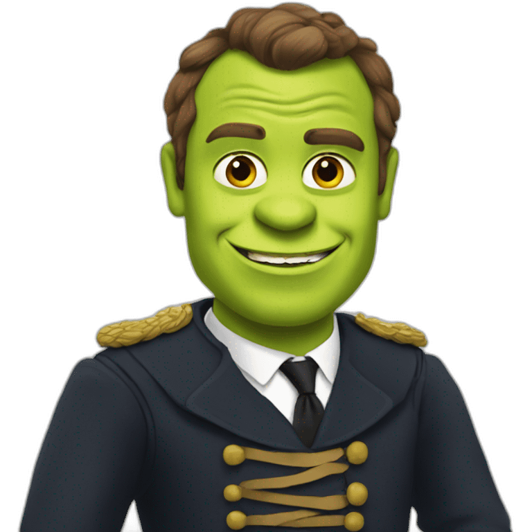 Macron Shrek emoji