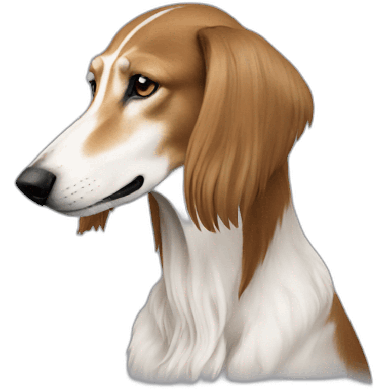 Saluki in profile emoji