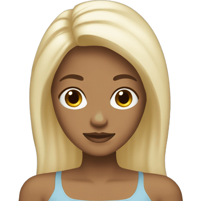 Bitmoji, Girl White, Blonde emoji