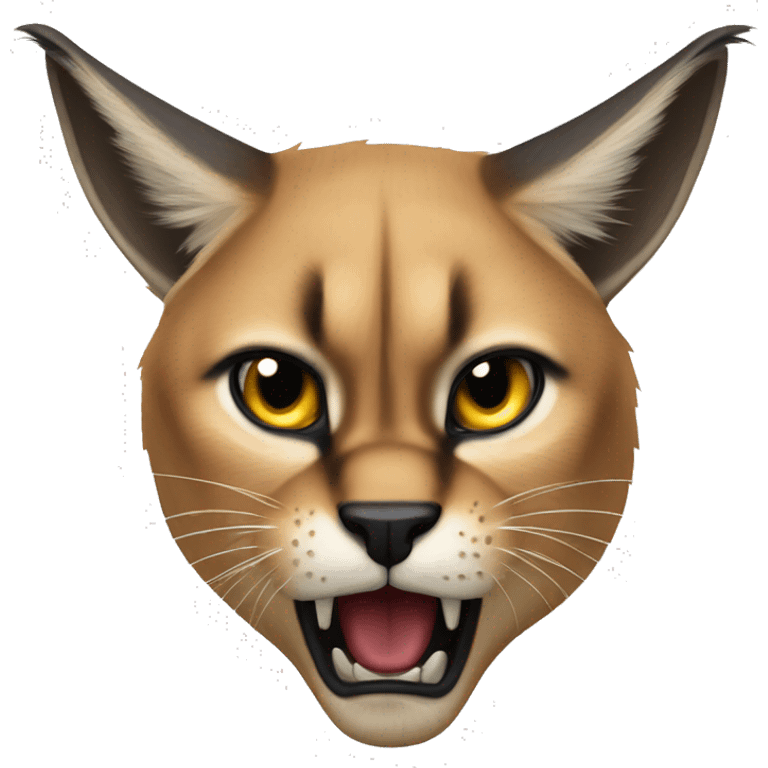 Angry caracal emoji