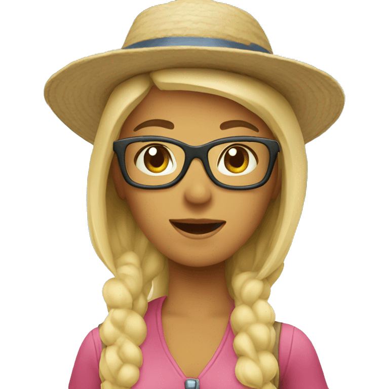 female vacation expert emoji