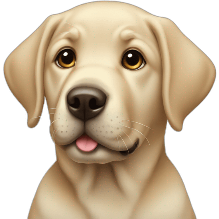 Labrador puppy  emoji