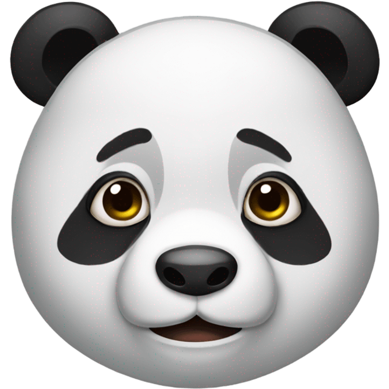 Forgetful panda emoji