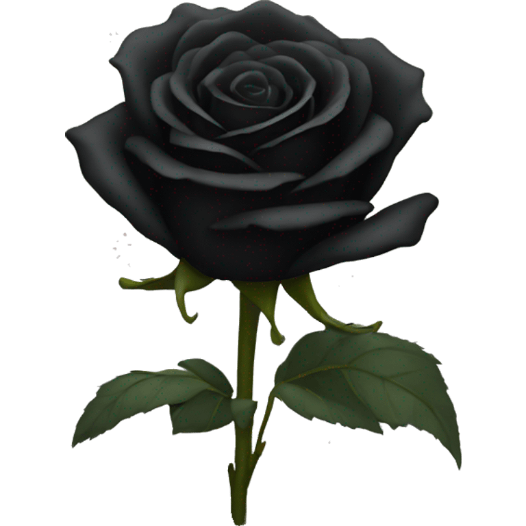 black roses emoji