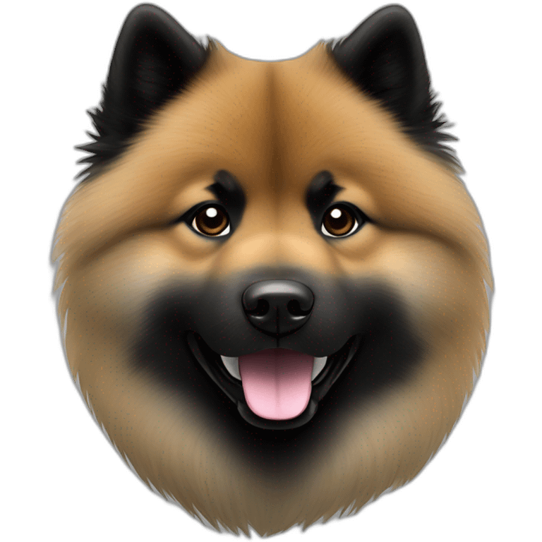 un eurasier couleur noir emoji