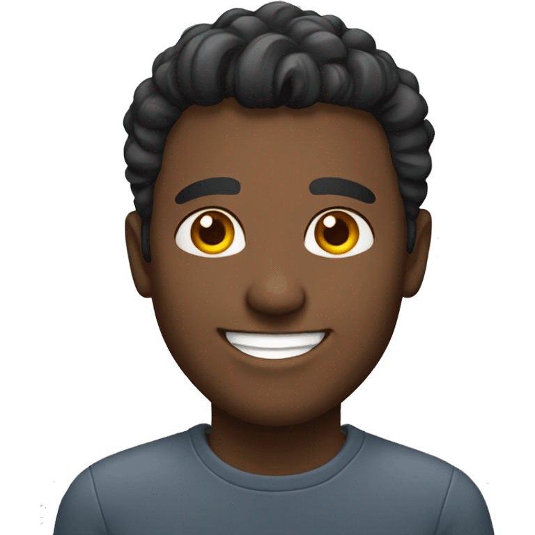 smiling male portrait emoji