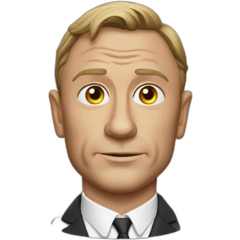 Daniel Craig Mean emoji