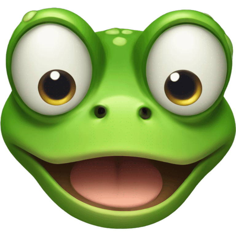 shocked frog emoji