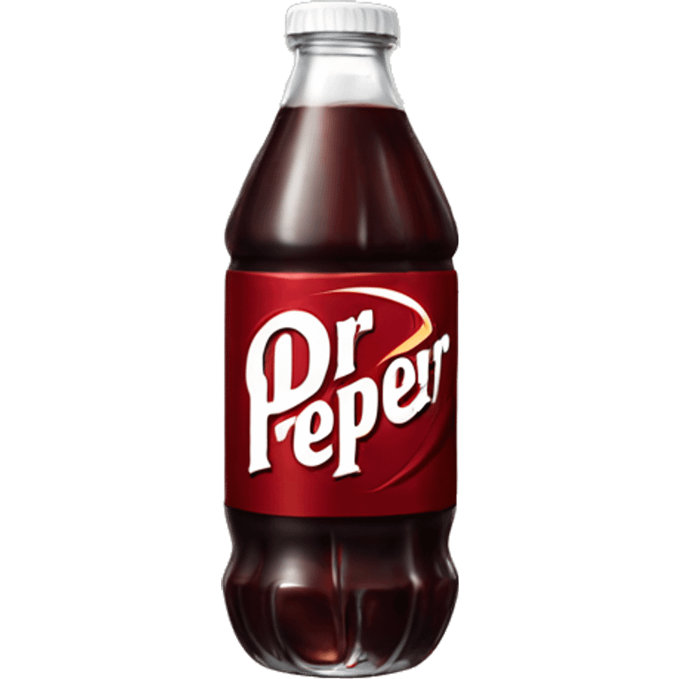 Dr Pepper bottle  emoji