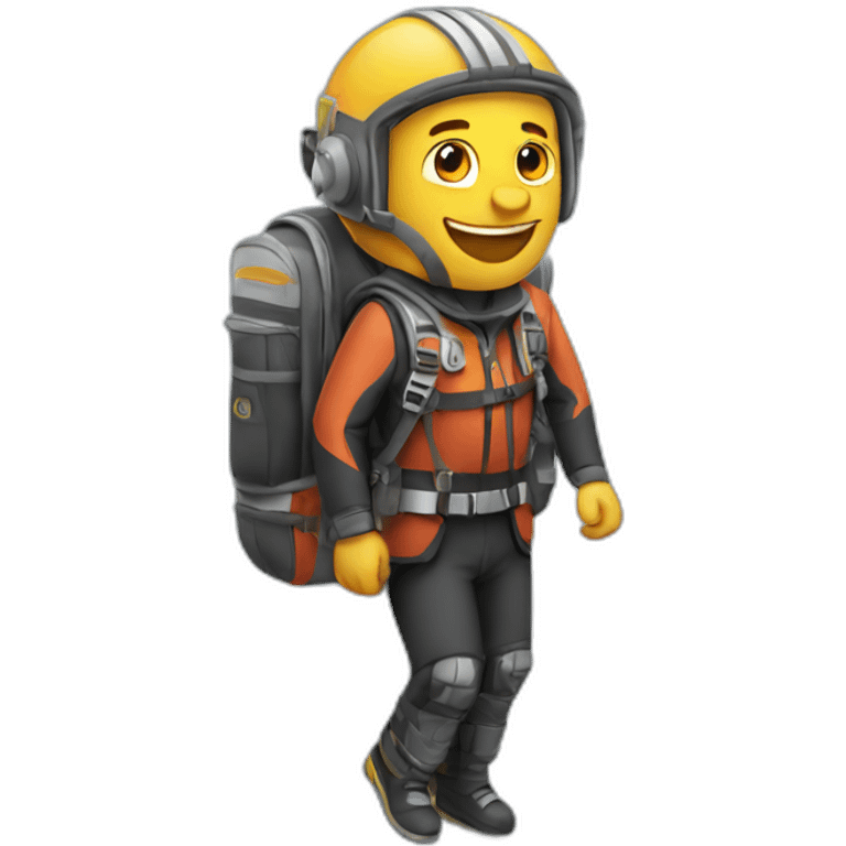 travel advisor with jetpack emoji