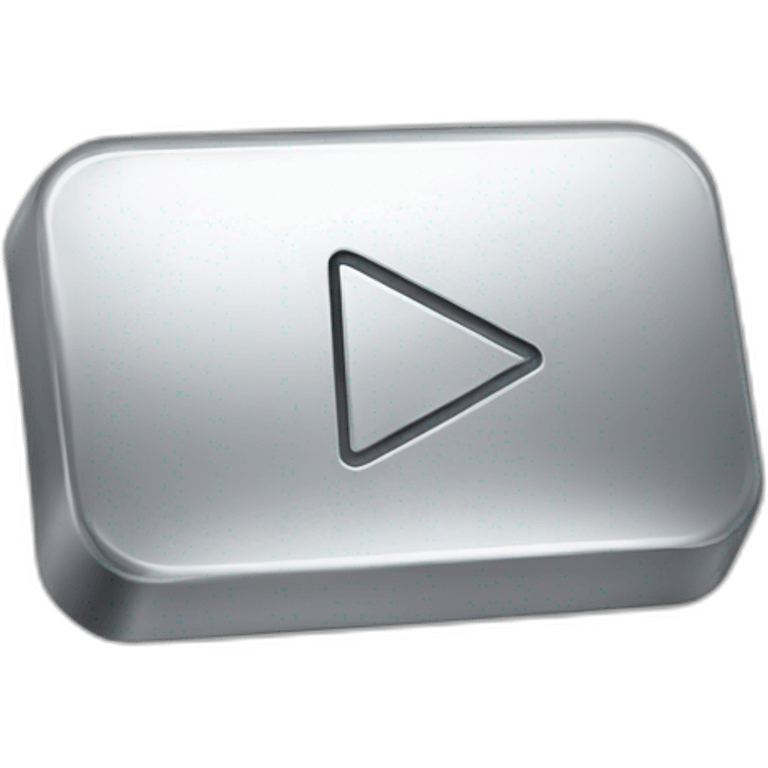 Youtube silver playbutton emoji