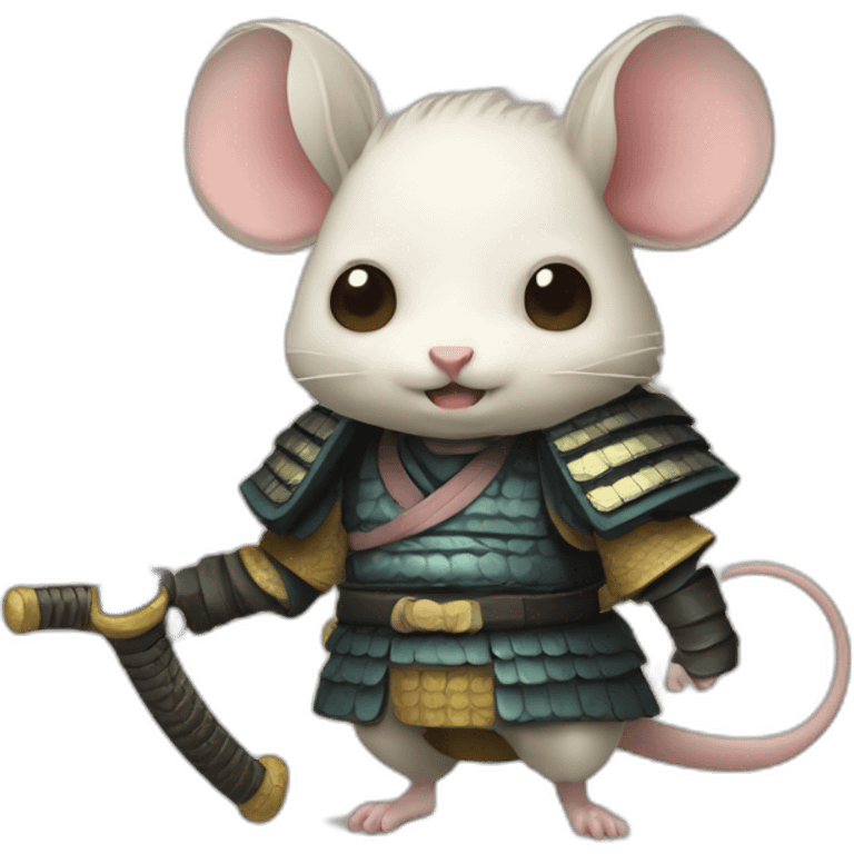 rat tailed maggot samurai emoji