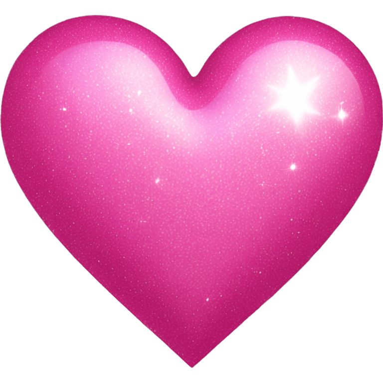 sparkly pink heart emoji