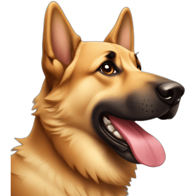 Naughty german sheppard emoji