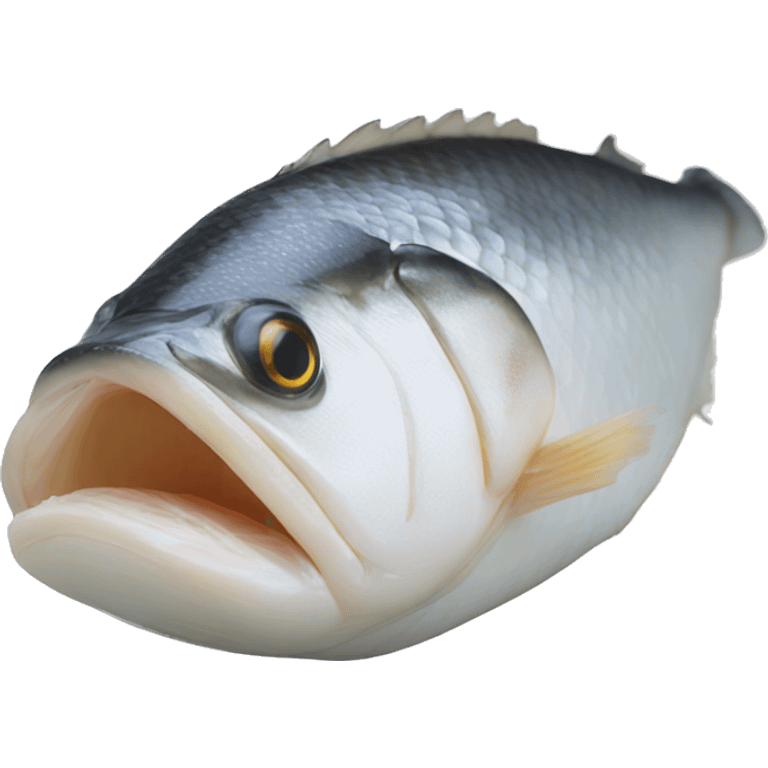 Pacific cod fillet with silver skin emoji