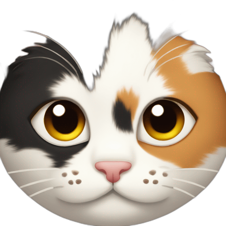 calico cat face emoji