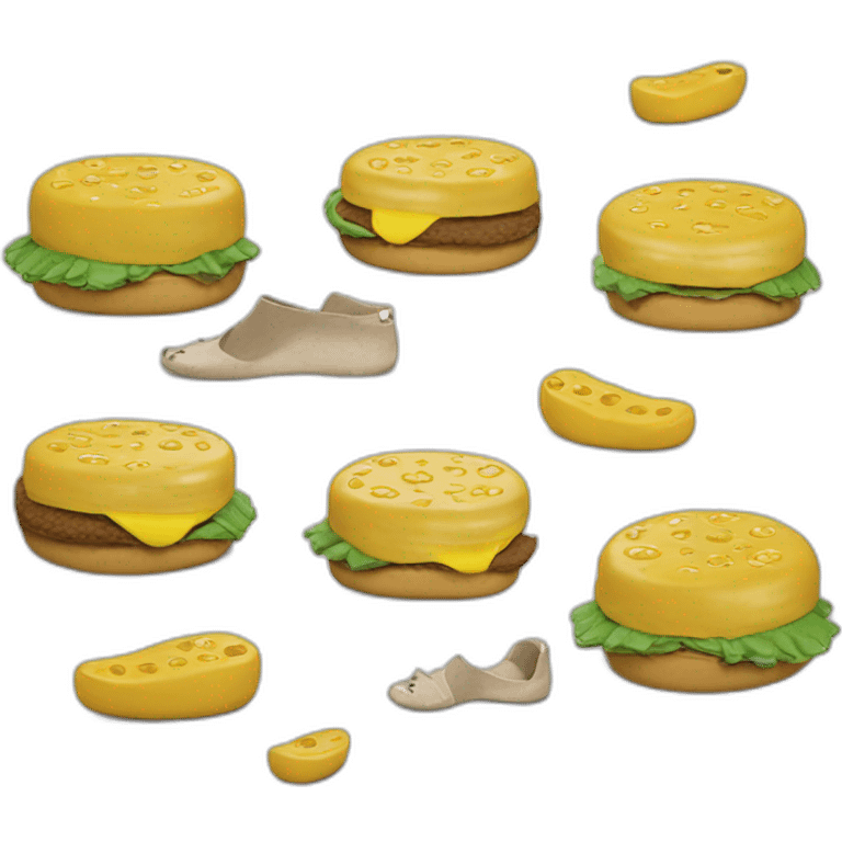 Crocs personnalisée McDo  emoji