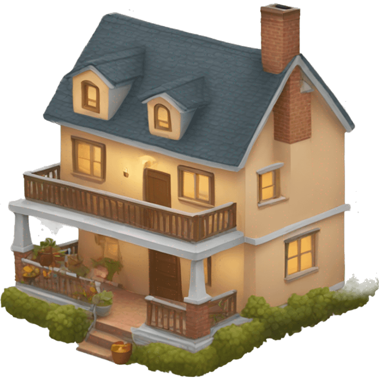 Cozy house emoji