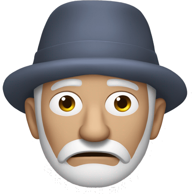 A grumpy old man in need of a nap emoji