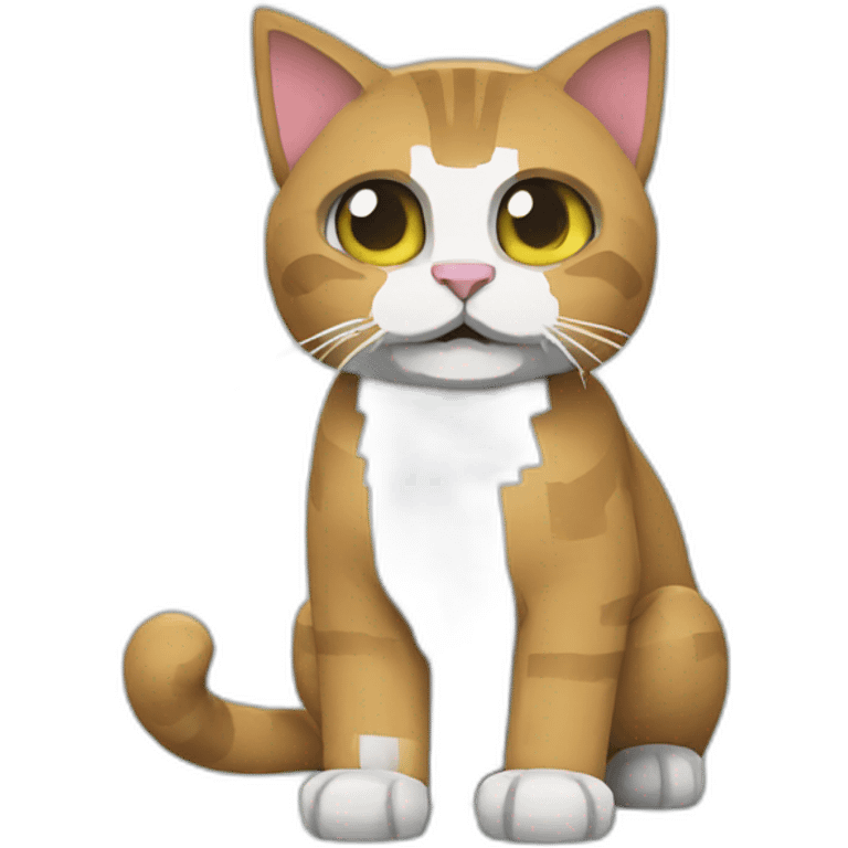 cat minecraft emoji