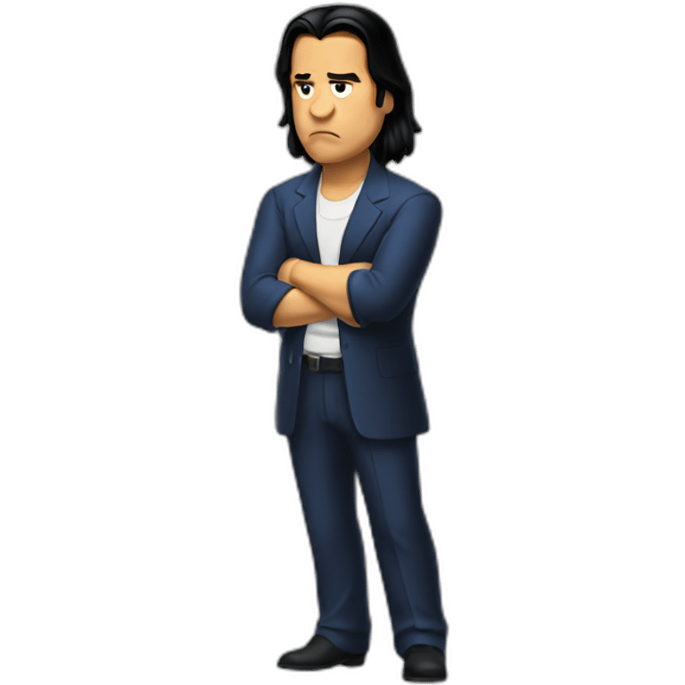 shrugging Vincent Vega emoji