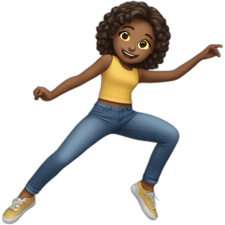 girl dancing emoji