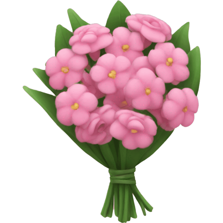 pink bouquet of flowers  emoji