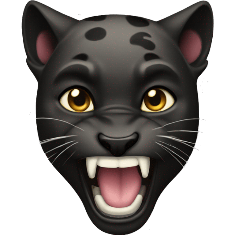 Exited emotion panther emoji