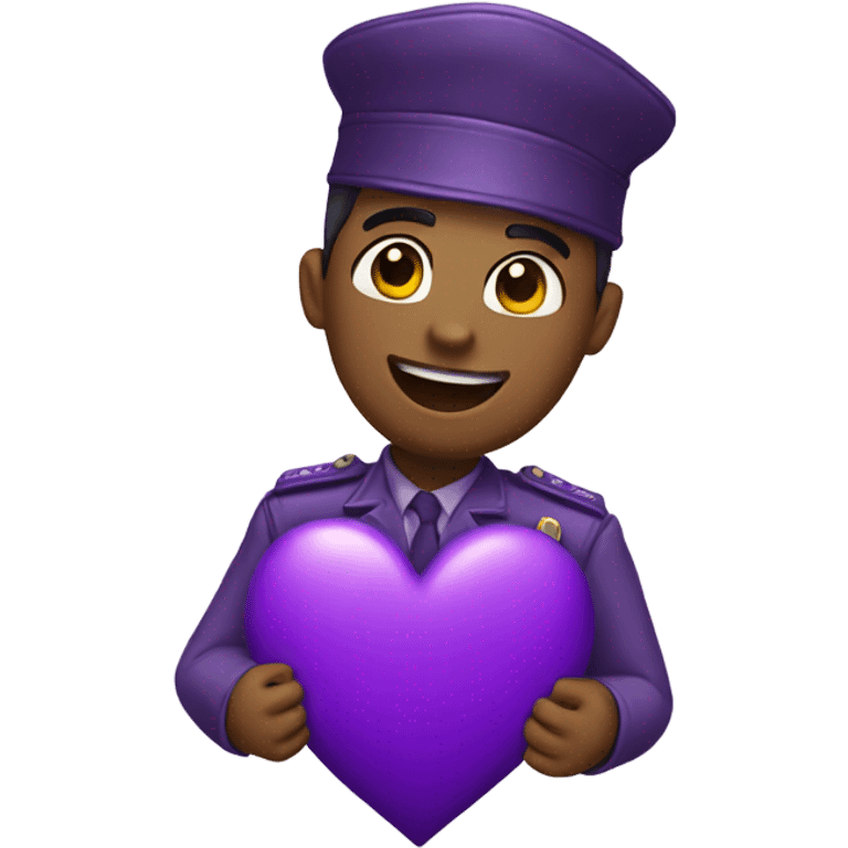 purple heart  emoji