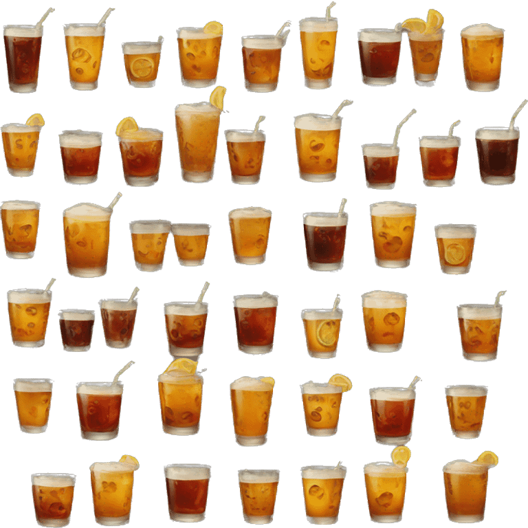 Old fashioned drink emoji