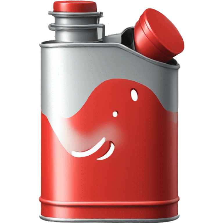 Oil can red color emoji