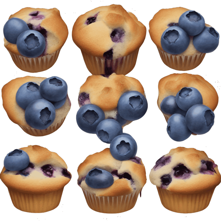 blueberry muffins  emoji