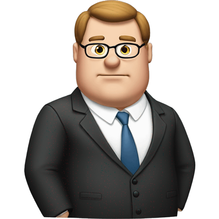 Peter griffin with a business suit on emoji