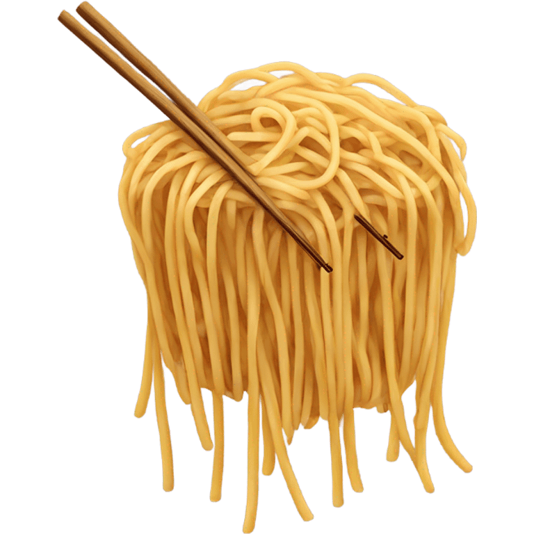 Spaghetti with chopsticks  emoji