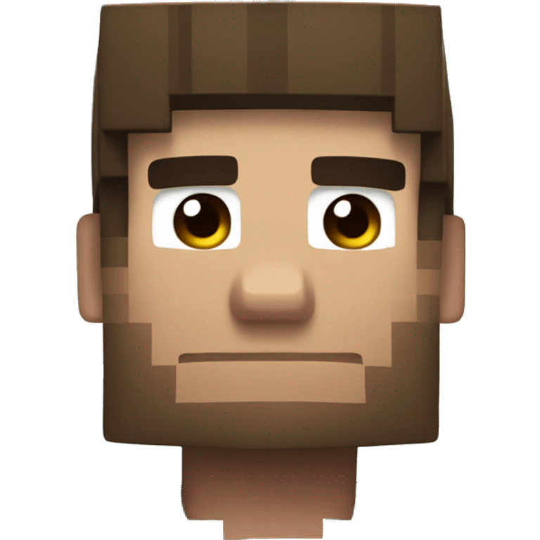 Minecraft steve emoji