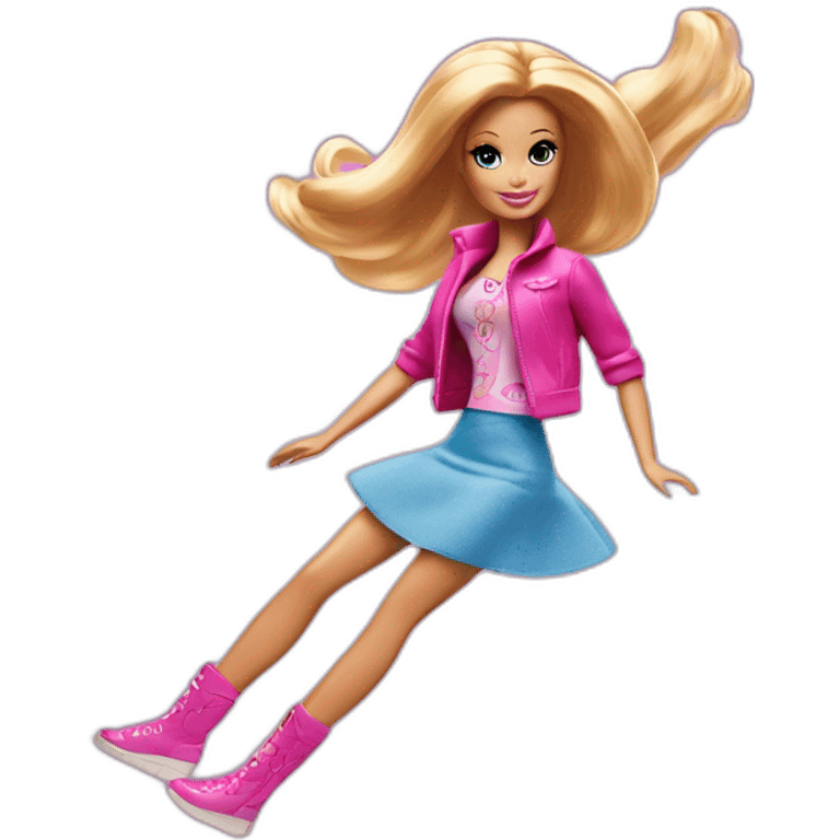 barbie flying emoji