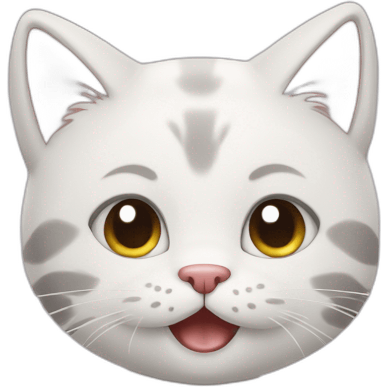 Cat cute smile emoji