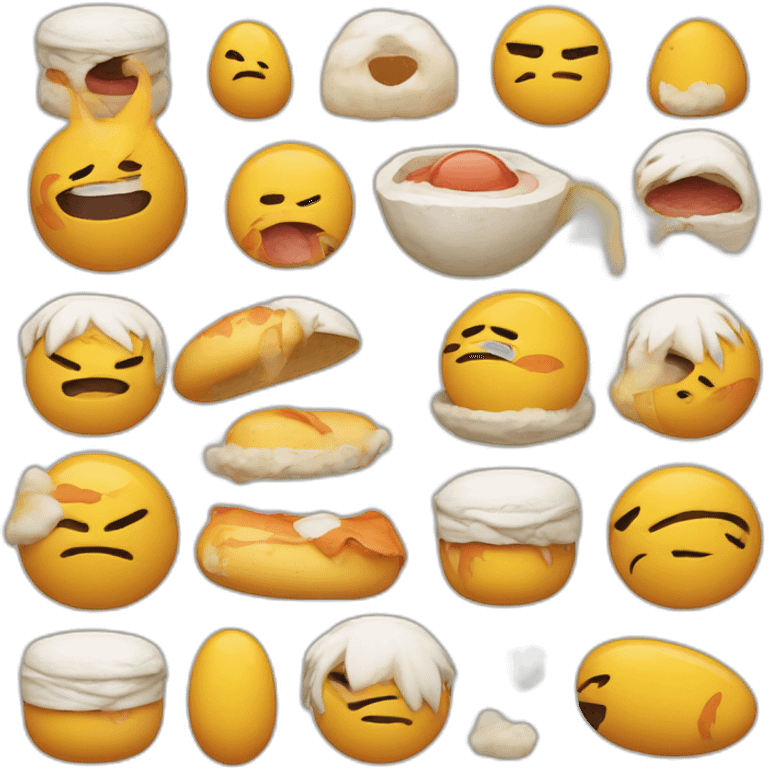 Naruto-gudetama emoji