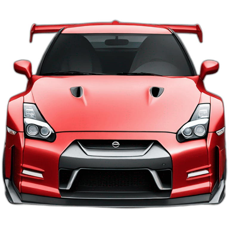 Nissan GTR liberty Walk Red emoji